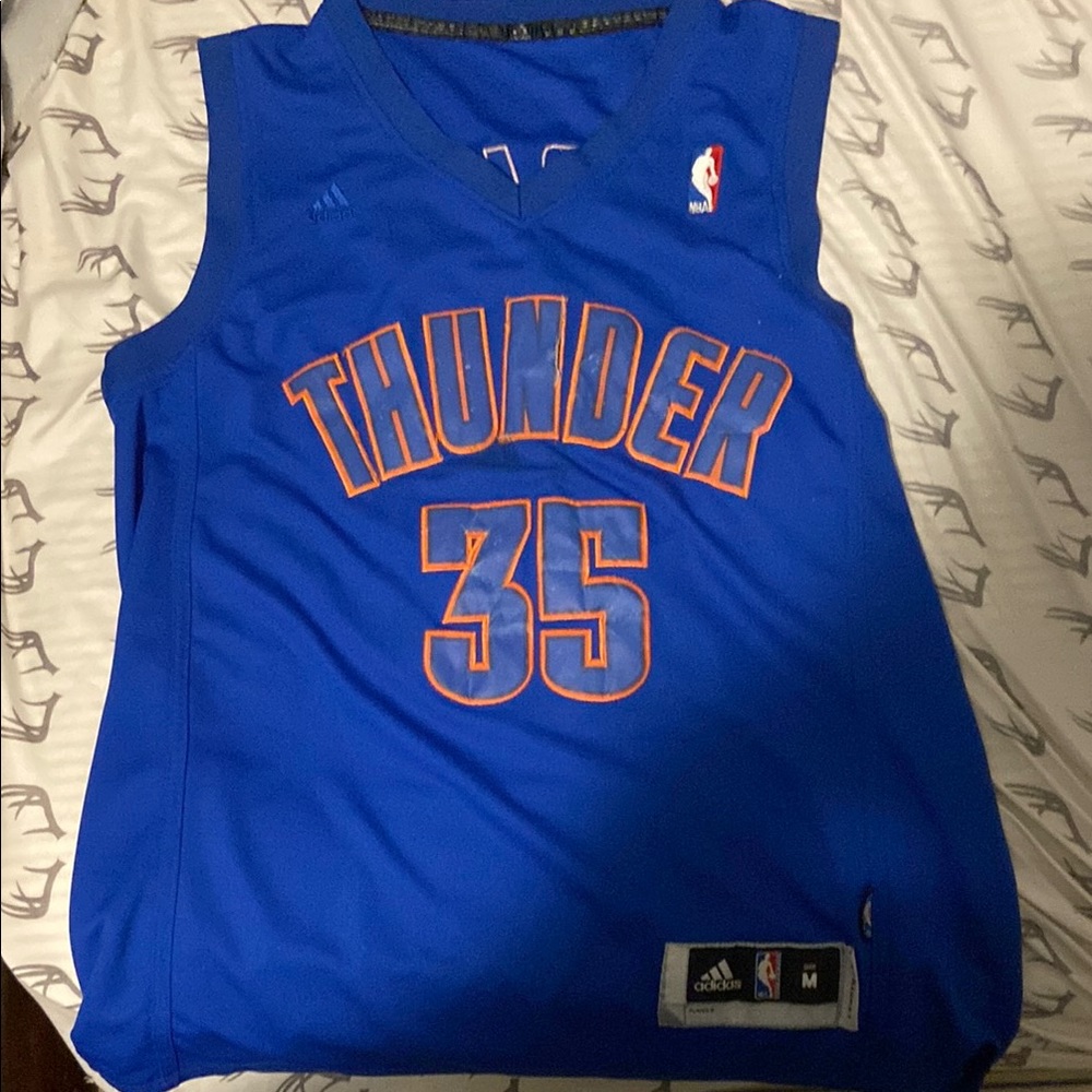 Adidas Blue NBA Jersey Durant Thunder